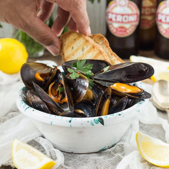 Black Pepper Mussels