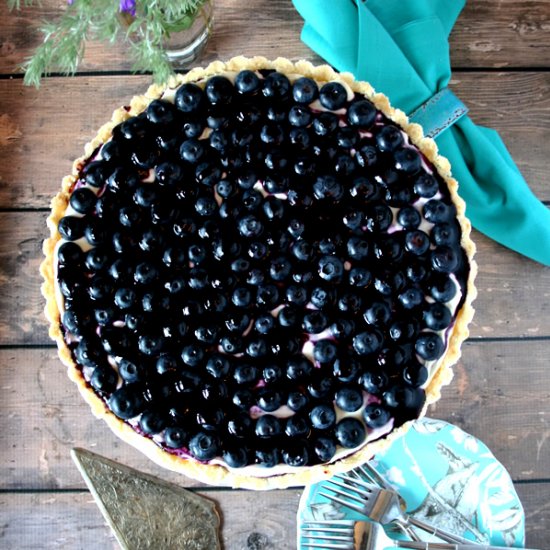 Blueberry Cream Tart