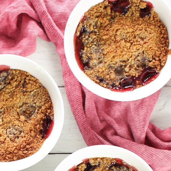 Morello Cherry Crumble