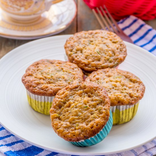 Low-Fat Banana & Zucchini Muffins