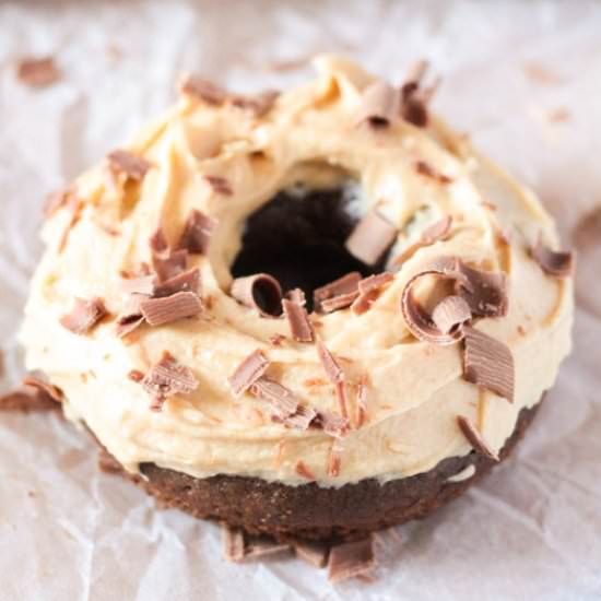 Peanut Butter & Chocolate Donuts