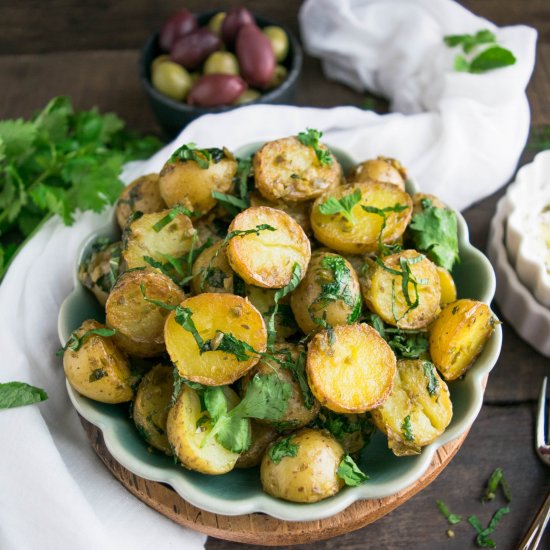 Herbed Baby Potatoes