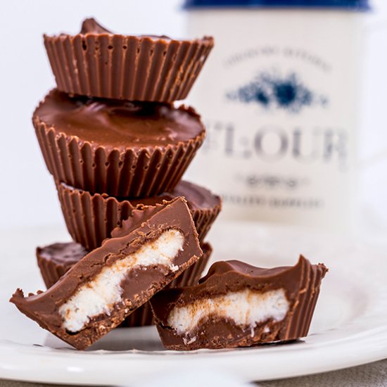 Chocolate-Coconut Protein Cups