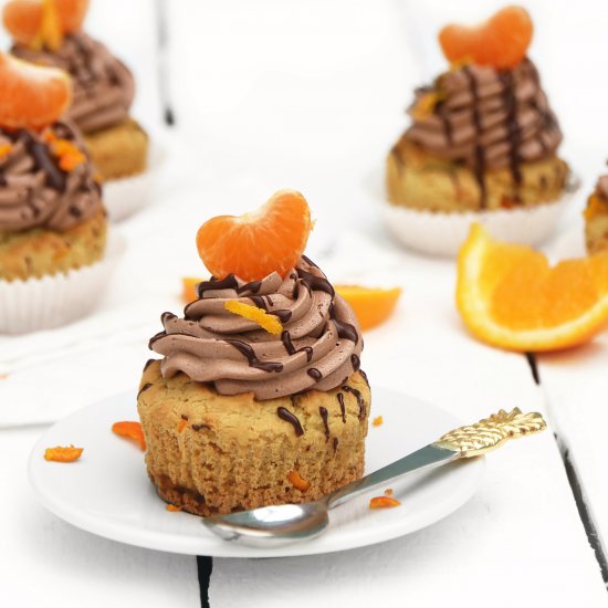 Chocolate orange cupcakes