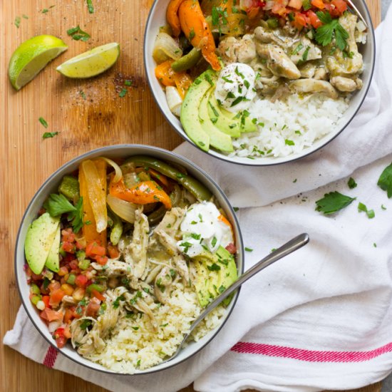 Easy Chicken Mexican Bowls