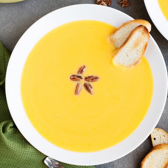 Brown Butter Butternut Squash Soup