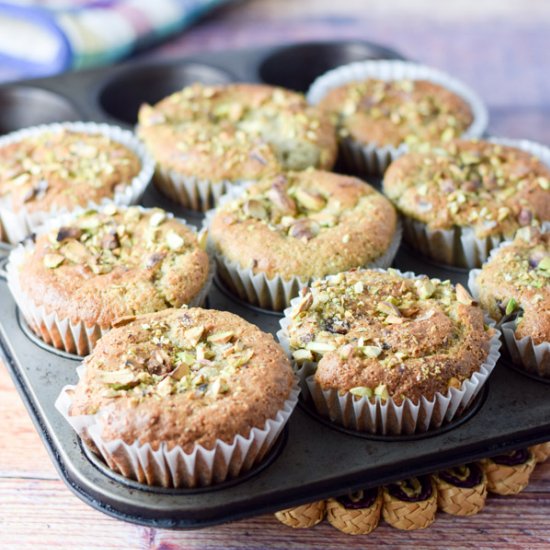 Pistachio Pudding Muffins