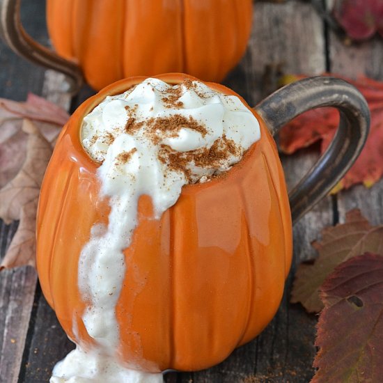 Slow Cooker Pumpkin Spice Latte