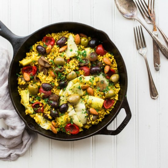 Easy Vegan Paella