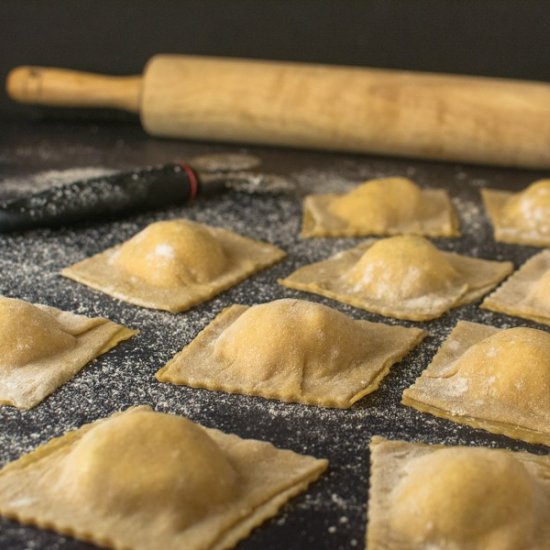 Homemade Cheese Ravioli