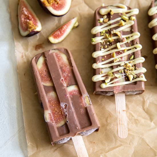 Fig Fudge Popsicles