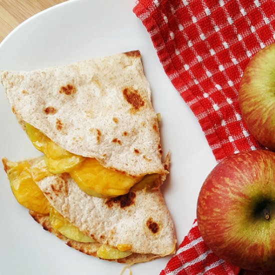 Apple Cheddar Quesadillas