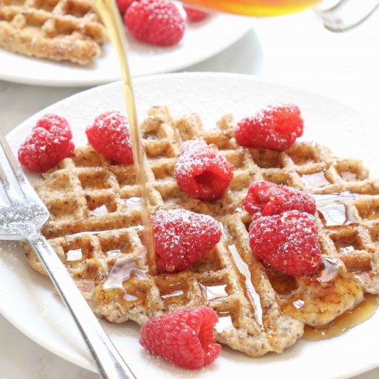 Banana Oatmeal Waffle