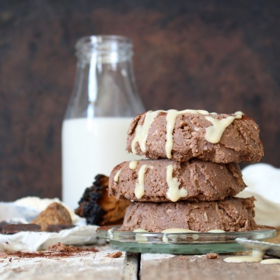 Raw Chocolate Chaga Doughnuts