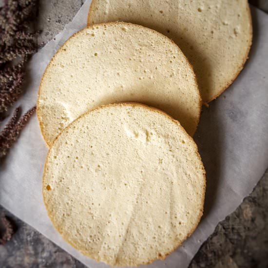 Vanilla chiffon cake