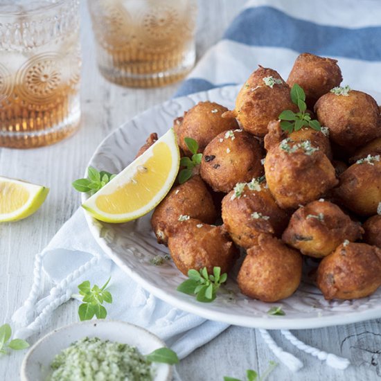 Addictive Cauliflower Feta Balls