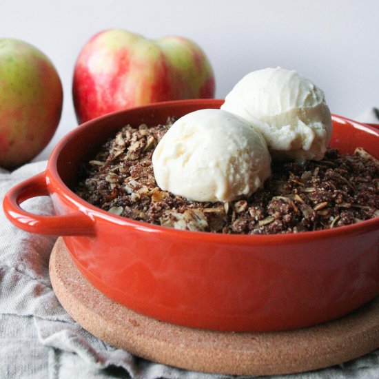 Almond Flour Apple Crisp (GF!)