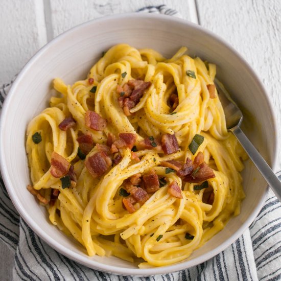 Squash Carbonara