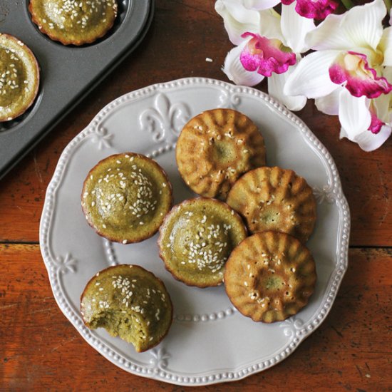 Matcha Green Tea Financiers