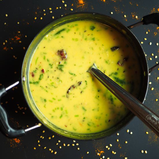 Moong Dal Rasam with Coconut Milk