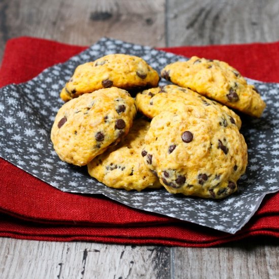 Paleo Pumpkin Choc Chip Cookies