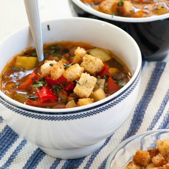 Fresh Vegetable Provencal Soup