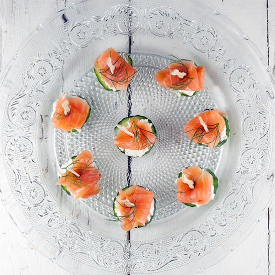 Cucumber Smoked Salmon Appetizers