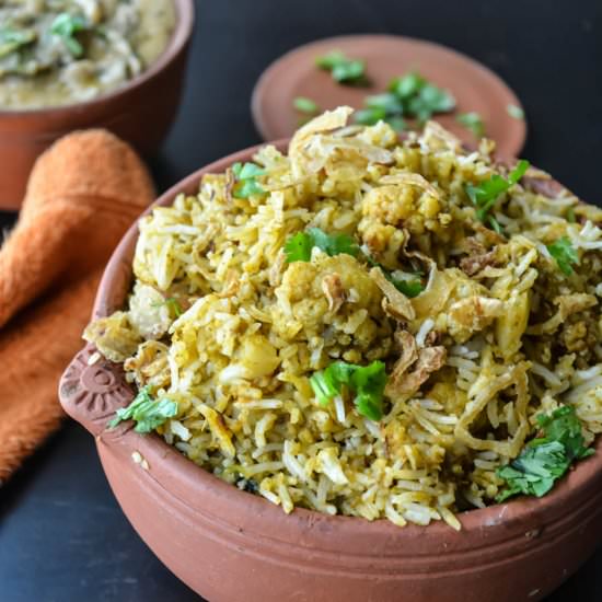 Cauliflower Biryani