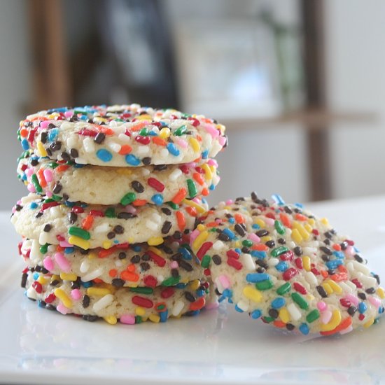 Rainbow Sugar Cookies