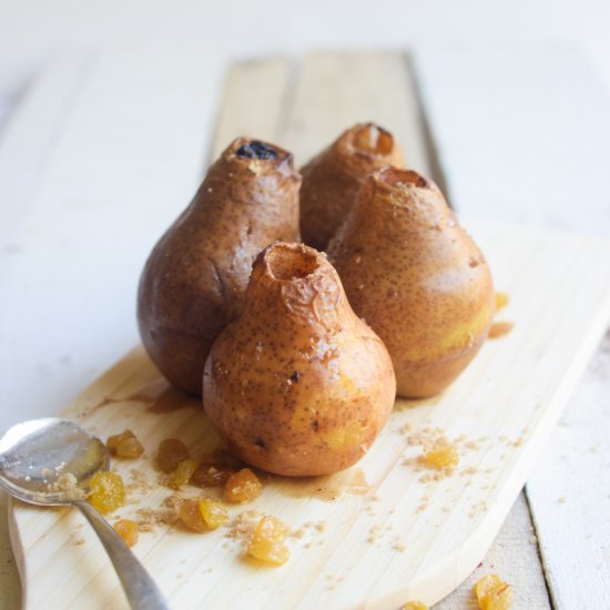 Baked pears