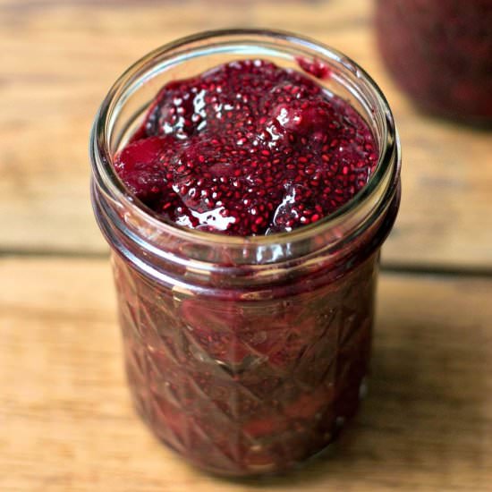 10 minute chia jam