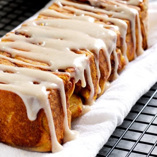 Pumpkin Pull Apart Bread