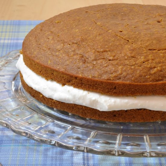 Vegan Pumpkin Whoopie Pie Cake