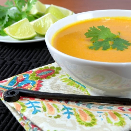 Curried Carrot & Coconut Soup