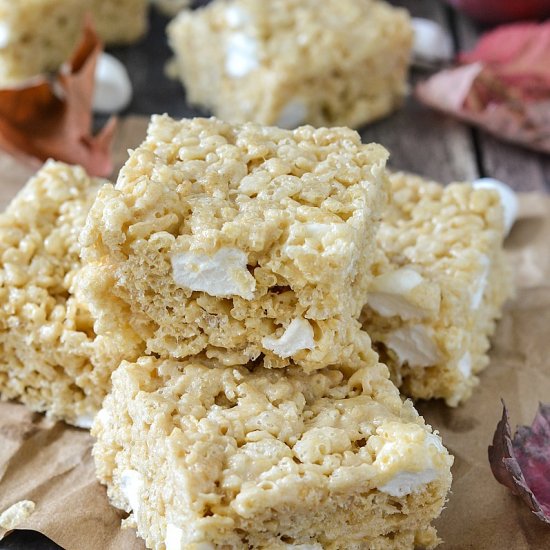 Apple Cider Rice Krispie Treats