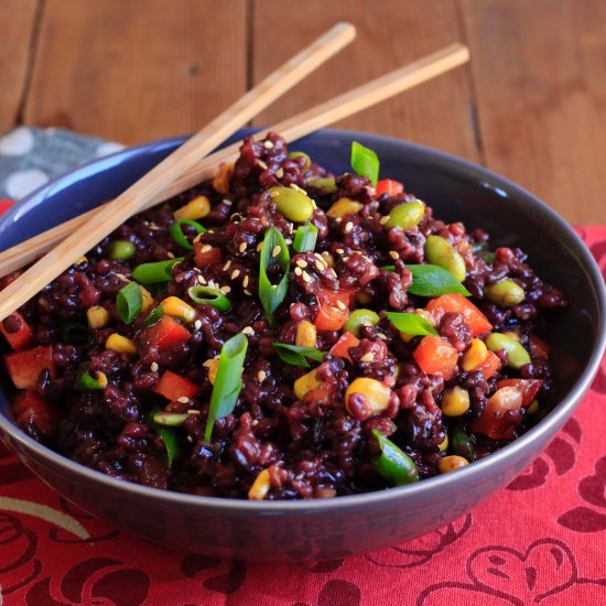 Sesame Ginger Wild Rice and Barley