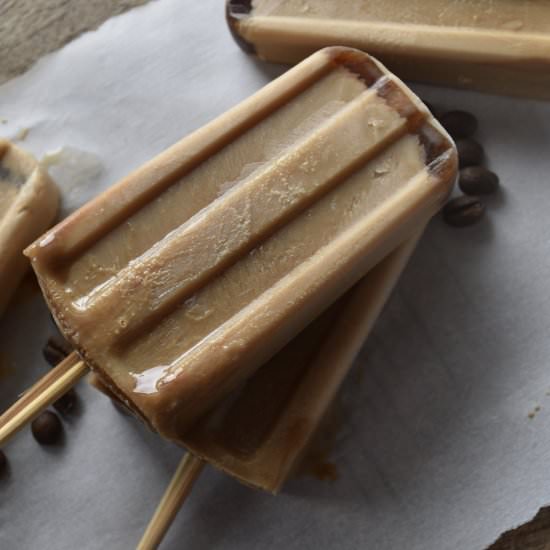 Iced Coffee Popsicles