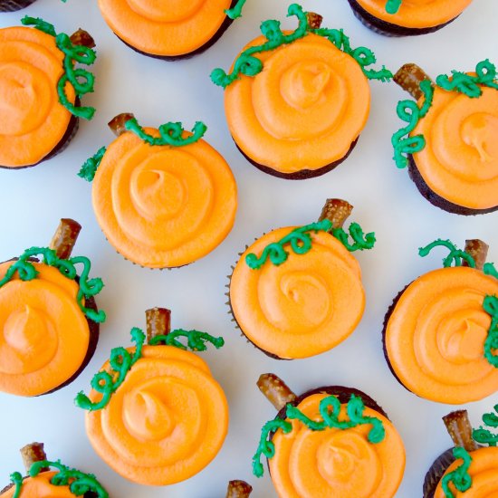 Chocolate Halloween Cupcakes