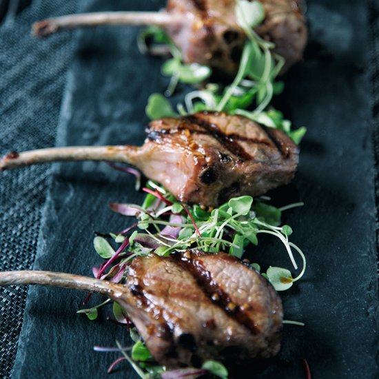 Grilled Ginger Lamb Chops