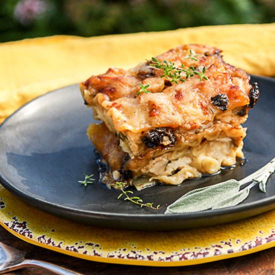 Chicken Lasagna with Mushrooms