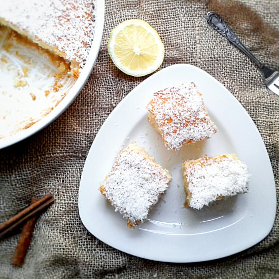 Coconut Semolina Cake