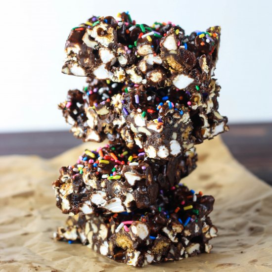 Ultimate Popcorn Rocky Road