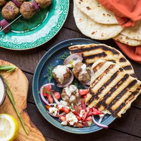 Lamb Meatballs with Tahini Sauce