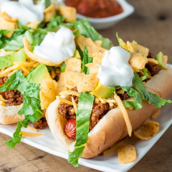 Quick and Easy Taco Dogs