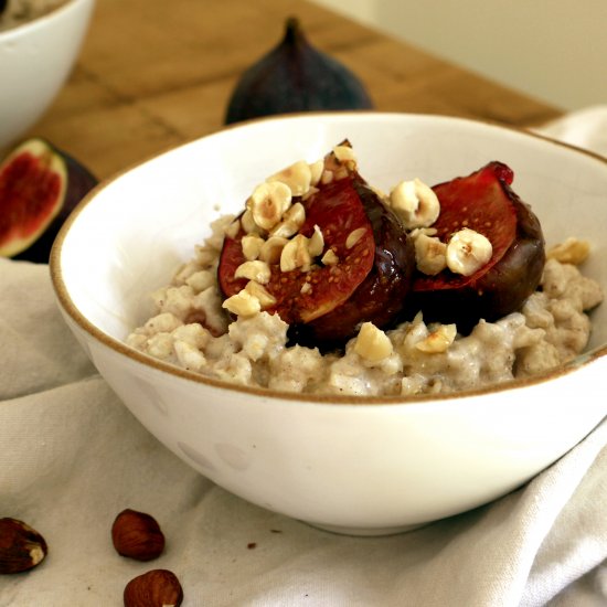 Creamy Barley Breakfast Bowls