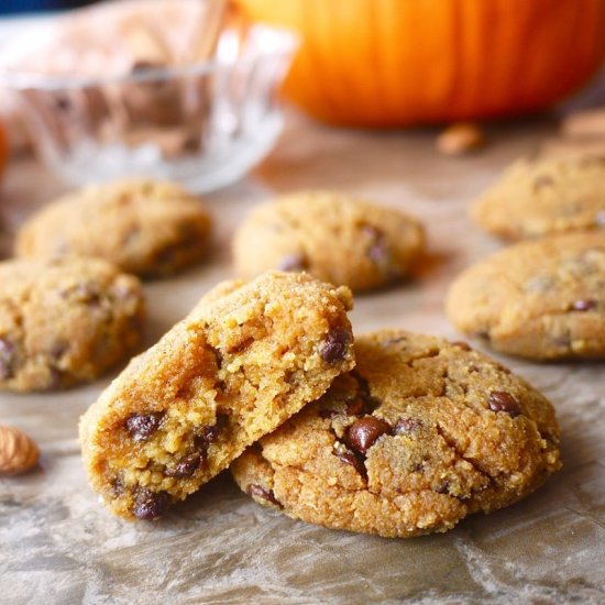 Pumpkin Pie Chocolate Chip Cookies