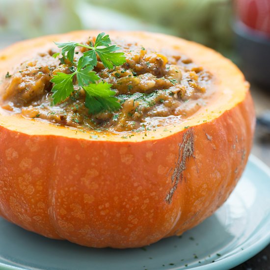 Butternut Squash and Beef Chili