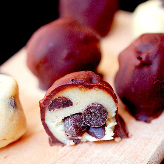 Eggless Cookie Dough Truffles