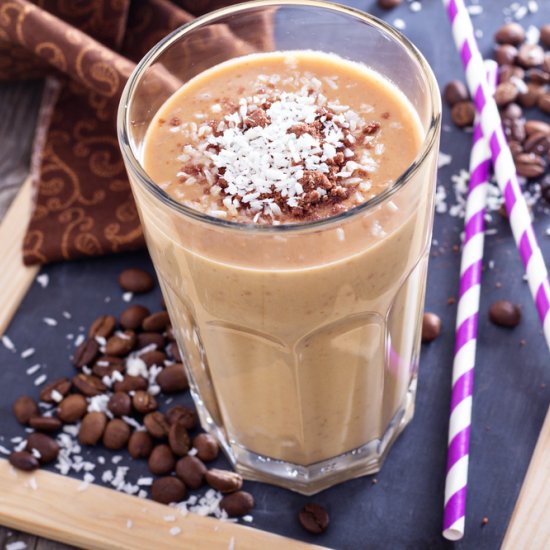 Paleo Coffee Coconut Protein Shake