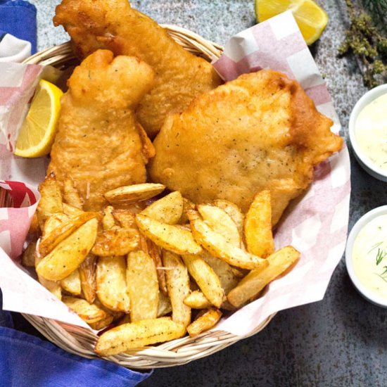 Beer Batter Fish and Chips